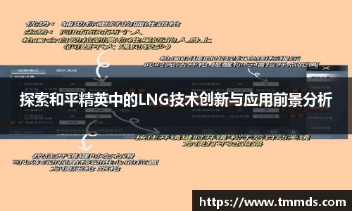 探索和平精英中的LNG技术创新与应用前景分析